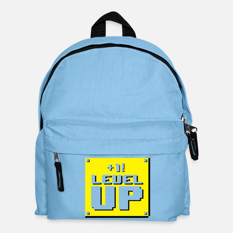 Level-Up-Panel - Kinder Rucksack - Hellblau
