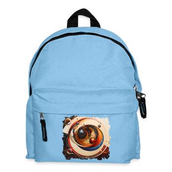 Vortex Space Ring Cosmos - Kids' Backpack - light blue - Front