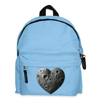 MOON LOVER – Frieden & Liebe - Kinder Rucksack - Hellblau - Vorne