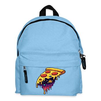 Tranche pizza cosmique - Sac à dos Enfant - bleu clair - Devant