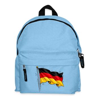 Drapeau allemand - Sac à dos Enfant - bleu clair - Devant