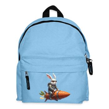 Rakete Osterhase Spays - Kinder Rucksack - Hellblau - Vorne