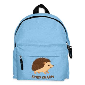 Petit hérisson épineux mignon - Sac à dos Enfant - bleu clair - Devant