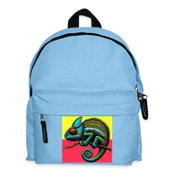 chameleon - Kids' Backpack - light blue - Front