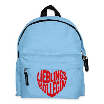 Tasse cadeau préférée de mon collègue avec cœur - Sac à dos Enfant - bleu clair - Devant