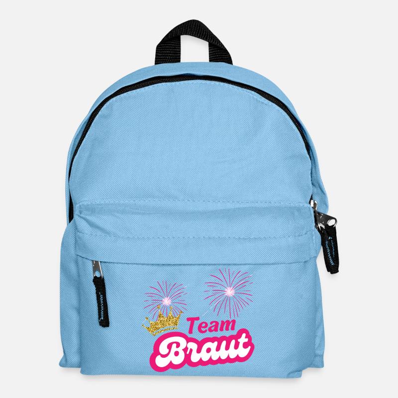 Team Braut Jungesellenabschied - Kinder Rucksack - Hellblau