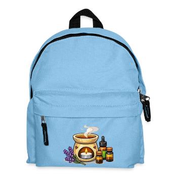 Lavender Scented Candle Warmer Set - Kids' Backpack - light blue - Front