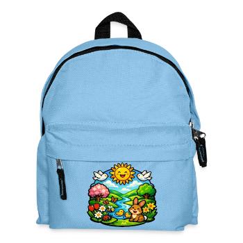 Sunshine Dream Garden - Kids' Backpack - light blue - Front