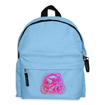 Gift idea for a road bike with road bike - Kids' Backpack - light blue - Front