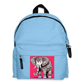 elephant - Kids' Backpack - light blue - Front