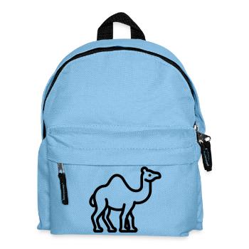 camel - Kids' Backpack - light blue - Front