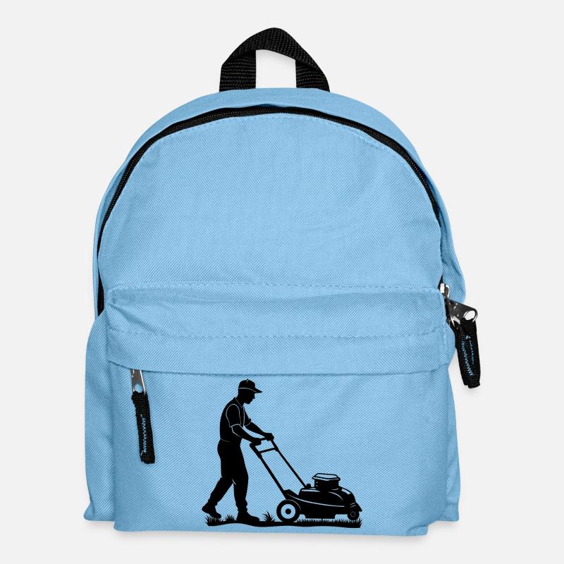 Tondeuse à gazon - Sac à dos Enfant - bleu clair