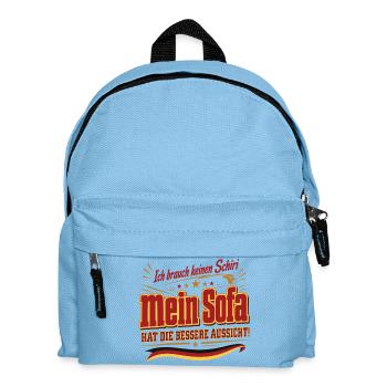 Ich brauch keinen Schiri - Kinder Rucksack - Hellblau - Vorne