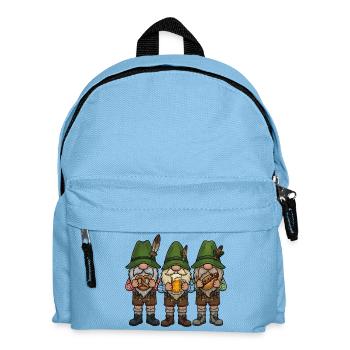 Gnome Lederhosen Folk Festival Traditional Costumes Replacement - Kids' Backpack - light blue - Front