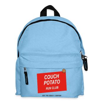 Couch Potato Run Club - Kids' Backpack - light blue - Front