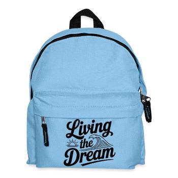 Living The Dream - Kids' Backpack - light blue - Front