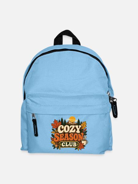 Cozy Season Club - Kinder Rucksack - Hellblau