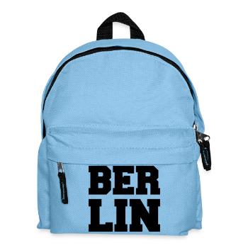 Berlin - Kinder Rucksack - Hellblau - Vorne