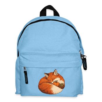 Fuchs im Kürbisnest - Kinder Rucksack - Hellblau - Vorne