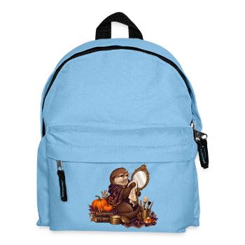 Otter restauriert einen antiken Handspiegel - Kinder Rucksack - Hellblau - Vorne