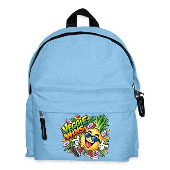 Veggie Wins Zwiebel - Kinder Rucksack - Hellblau - Vorne