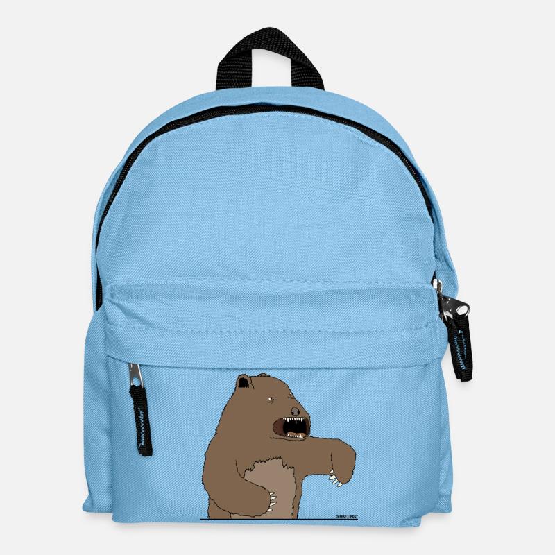 bear! - Kids' Backpack - light blue