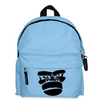 gorilla monkey affengesicht ape - Kids' Backpack - light blue - Front