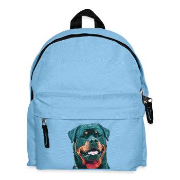 rottweiler 1 - Sac à dos Enfant - bleu clair - Devant