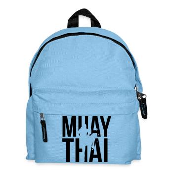 muay thai - Kids' Backpack - light blue - Front