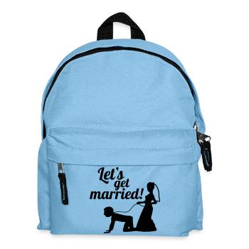 Permet de se marier célibataire adieu - Sac à dos Enfant - bleu clair - Devant