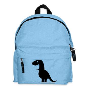 Dinosaurier - Kinder Rucksack - Hellblau - Vorne