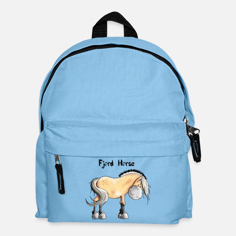 Knuffiger Norweger - Kinder Rucksack - Hellblau