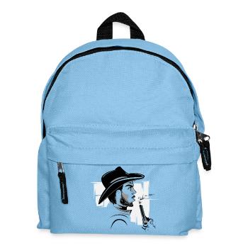 Cowboy Western Bandit Symbol Comic Wild - Sac à dos Enfant - bleu clair - Devant