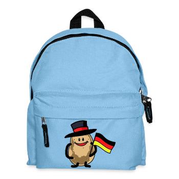 Deutsche Kartoffel Knolle Kartoffeln Gemüse Bio - Kinder Rucksack - Hellblau - Vorne