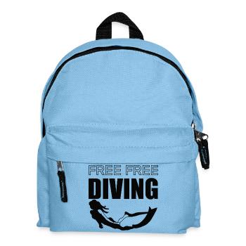 Free Diving - Kinder Rucksack - Hellblau - Vorne