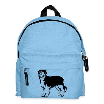 Australian Shepherd - Kids' Backpack - light blue - Front