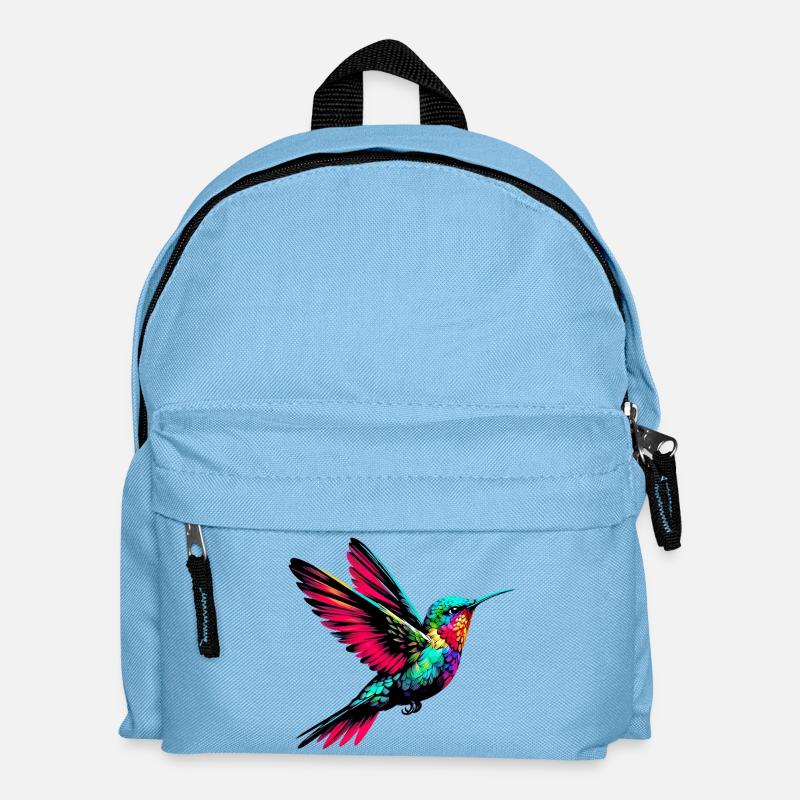 Kolibri - Kinder Rucksack - Hellblau