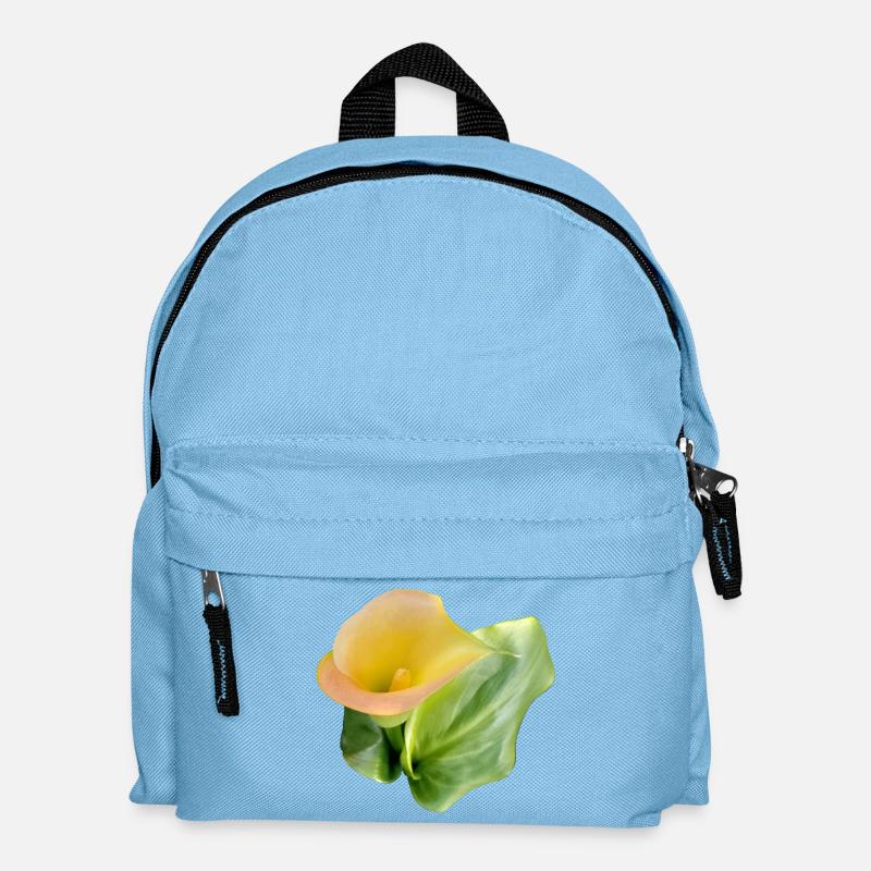 GELBE CALLA-LILIE - Kinder Rucksack - Hellblau