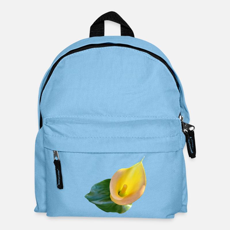 GELBE CALLA-LILIE - Kinder Rucksack - Hellblau