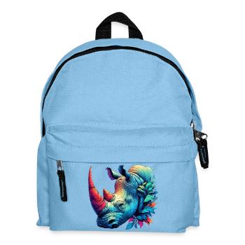 Rhinocéros - Sac à dos Enfant - bleu clair - Devant