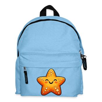 Seestern - Kinder Rucksack - Hellblau - Vorne