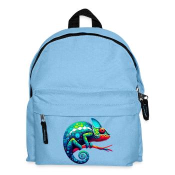 Chameleon - Kids' Backpack - light blue - Front