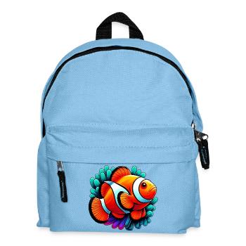 Poisson-clown - Sac à dos Enfant - bleu clair - Devant