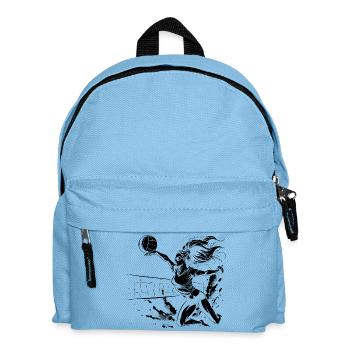 Joueur de volley-ball - Sac à dos Enfant - bleu clair - Devant
