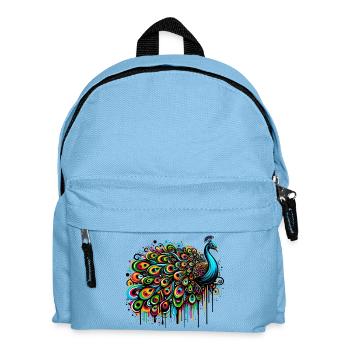 Paon - Sac à dos Enfant - bleu clair - Devant