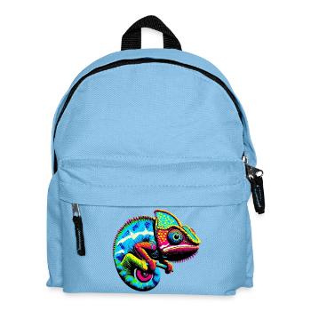 Chameleon - Kids' Backpack - light blue - Front