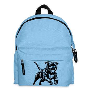 Staffordshire Bull Terrier - Kids' Backpack - light blue - Front