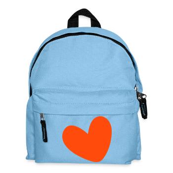 Coeur rempli de couleurs - Sac à dos Enfant - bleu clair - Devant