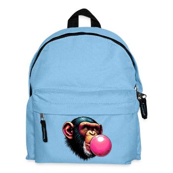 Singe - Sac à dos Enfant - bleu clair - Devant