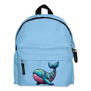 Wal - Kinder Rucksack - Hellblau - Vorne